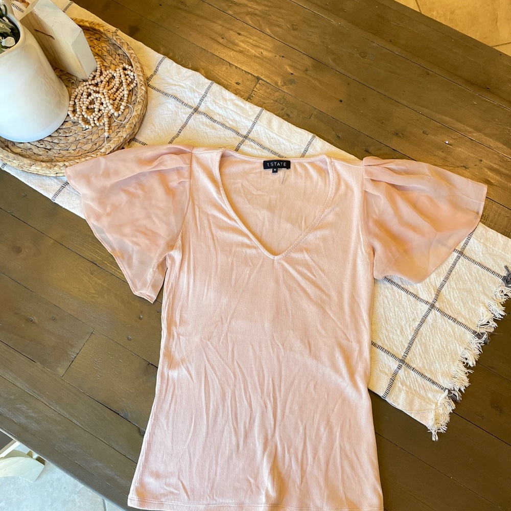 Blush blouse